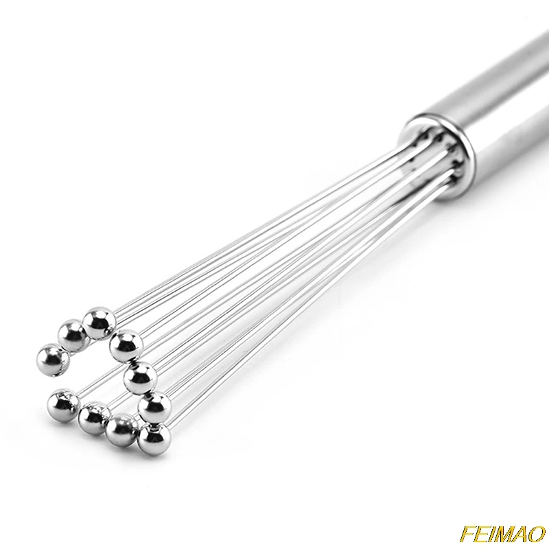 Нержавеющая сталь венчик для яиц Ручной смеситель яйцо колотушки Кухня Пособия