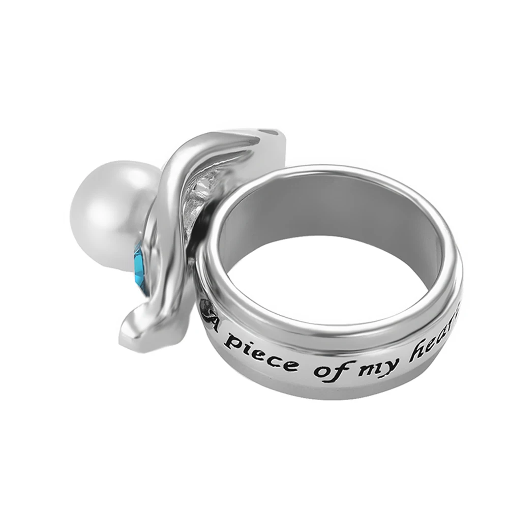 Дропшиппинг губы кольцо с урной для праха украшением в виде кристаллов пепла