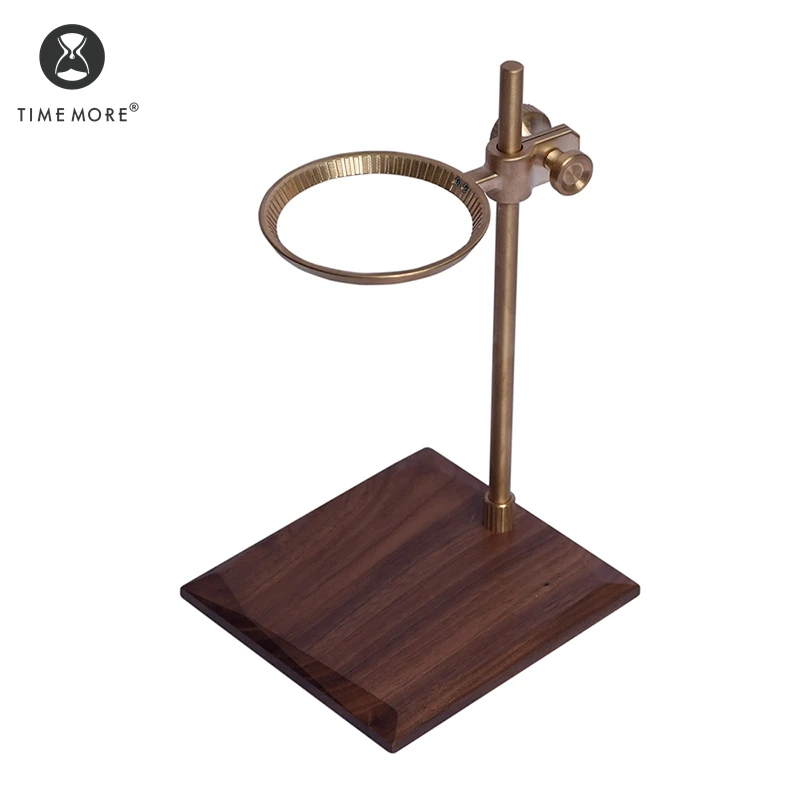 TIMEMORE Store-estante de caf&eacute; hecho a mano V60, altura ajustable, rotaci&oacute;n de 360 grados, soporte para filtro de caf&eacute;-0