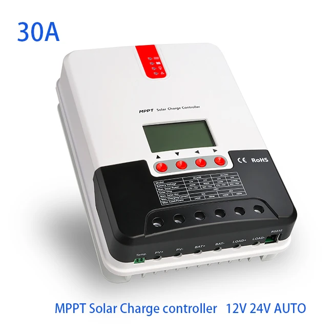 Фото 12V24V 20A ML2420 Автомобильная MPPT Контроллер заряда с ЖК-дисплеем регулятор солнечного 12V24V 20A ML2420 Автомобильная MPPT Контроллер заряда с ЖК-дисплеем регулятор солнечного