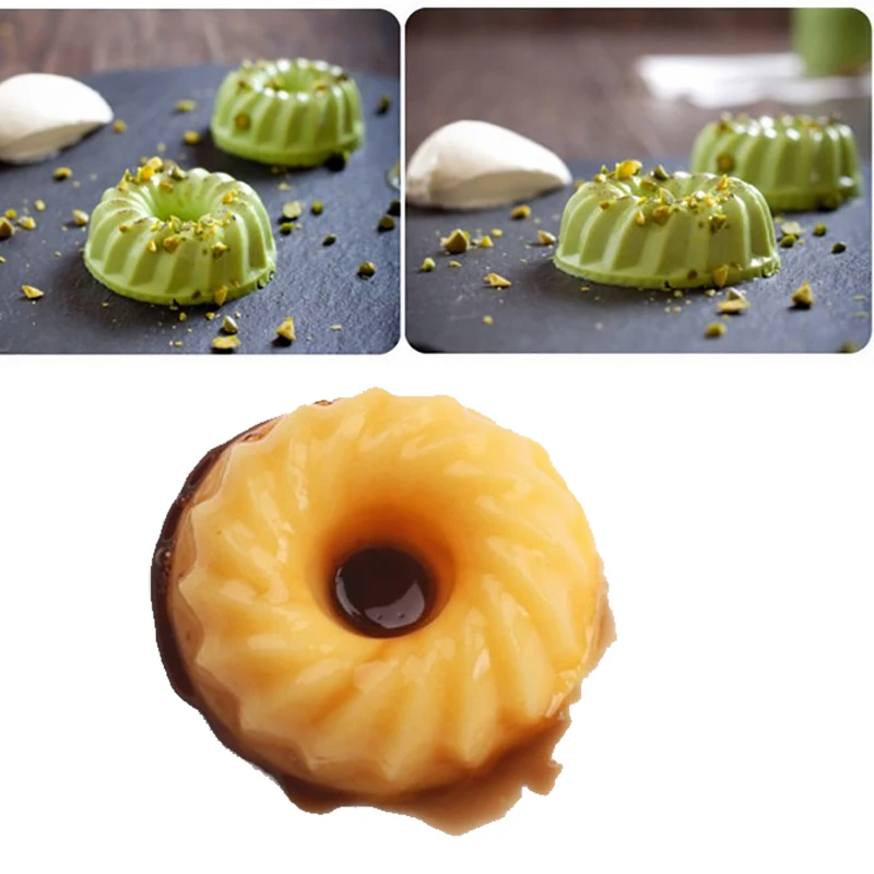 20-полостная мини-Причудливая силиконовая форма для торта гамарин набор пудинга