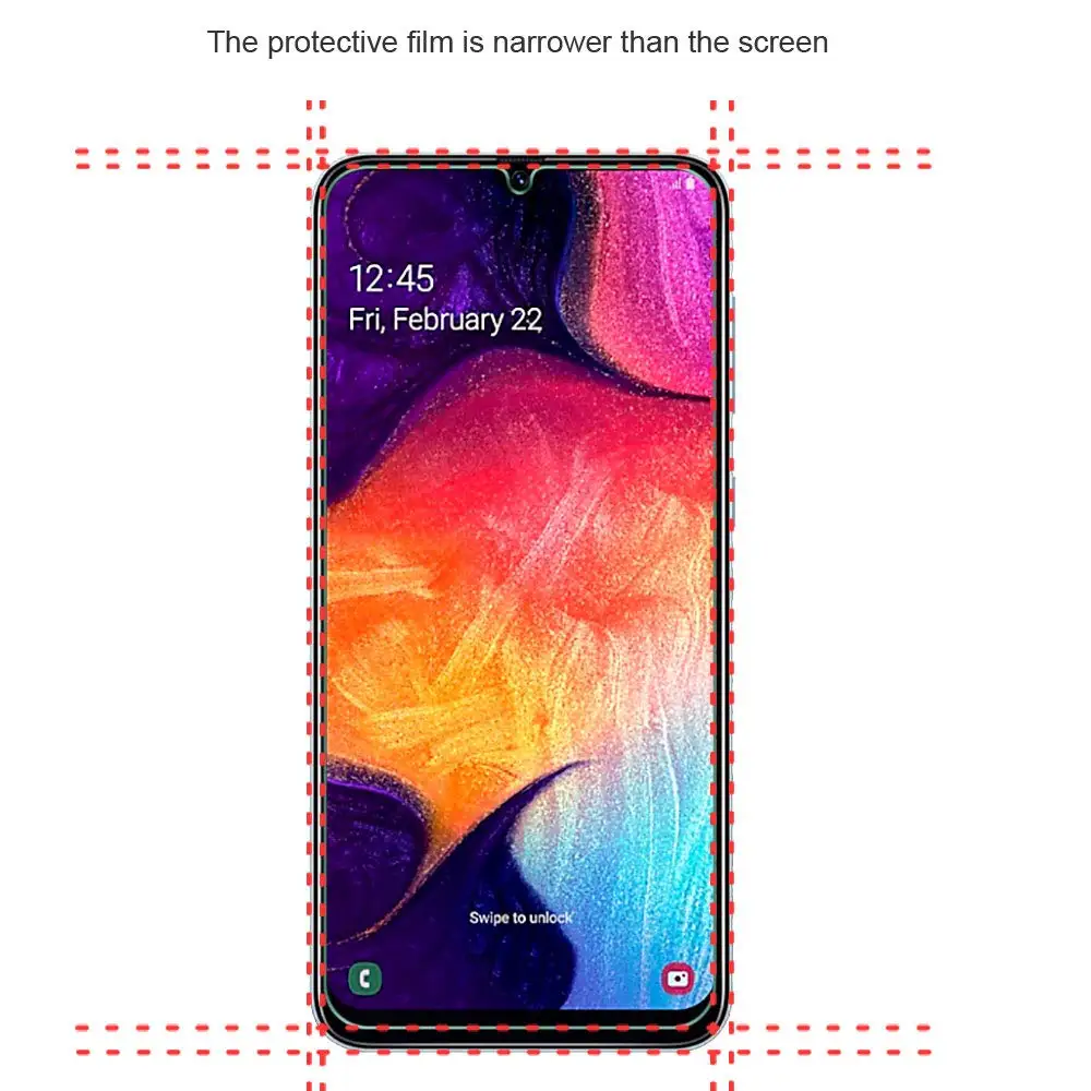 Полностью покрывающее закаленное Стекло для samsung Galaxy J4 J6 A8 A6 плюс A10 A20 A20E A30 A40 A50 A70 Экран защитная пленка 9H 2.5D