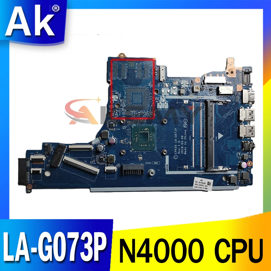

Материнская плата workingHp 15-DA 100% с процессором celeron n4000
