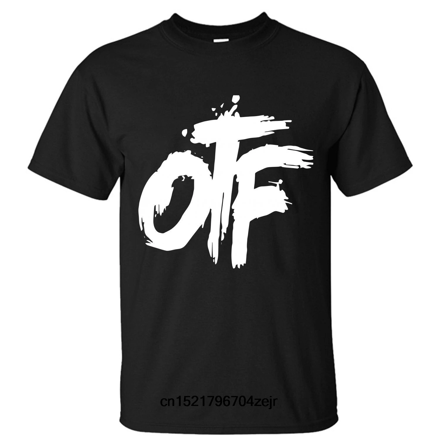 Мужская футболка OTF шрифт логотип забавная новинка для мужчин|Мужские футболки| |