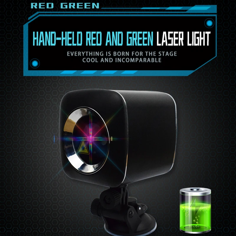 Новинка миниатюрный лазерный сценический светильник на батарейках с Usb Ktv-бар