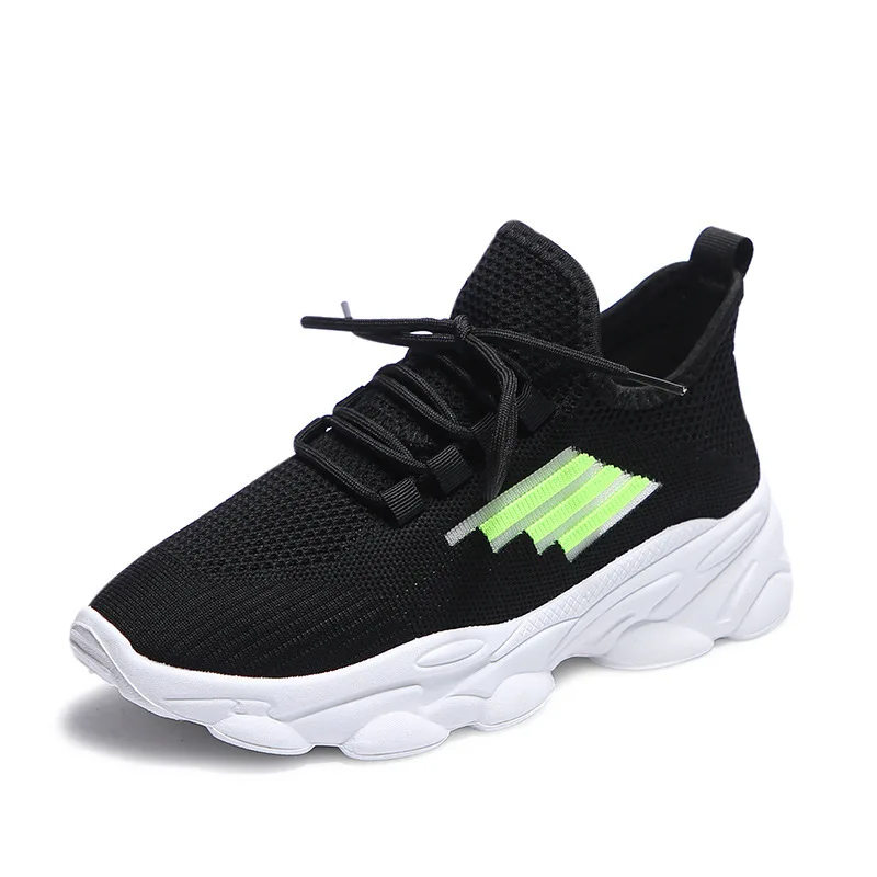 

Sport Leisure Women's Running Shoes Breathable Mesh Women's Sneakers Garden Walking Outdoor Women's Vulcanized Shoes Black