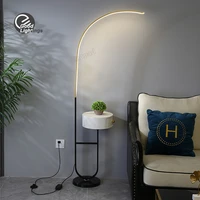 nordic simplicity design decorative led night light stand for the bedroom living room bedside dorm room floor lamp with drawer