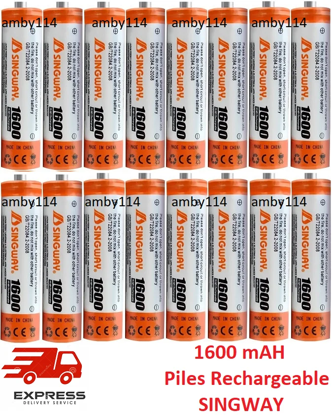 Аккумуляторы AAA HR03 1600 мАч Ni-MH 1 2 В односторонние аккумуляторы par 4/8 | Электроника