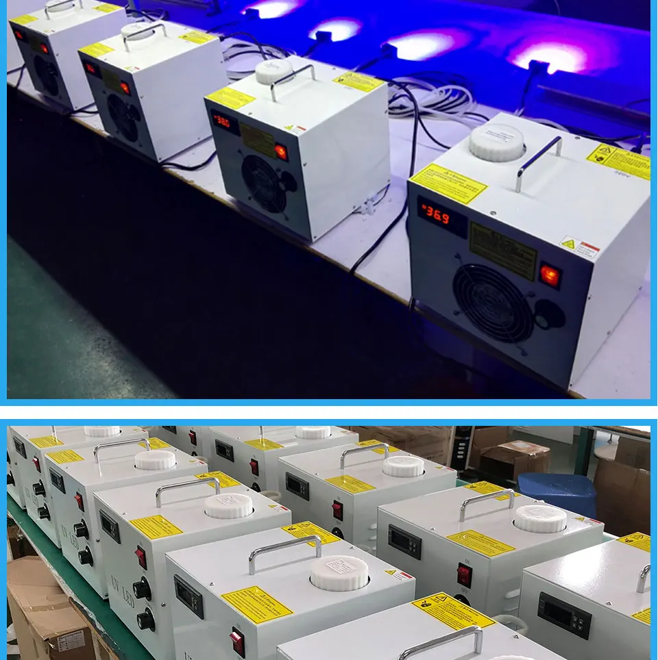 Epson принтер модифицированный UV планшетный принтер UVLED система отверждения водяного охлаждения 1 комплект UVLED сушильная лампа Температурная сигнализация