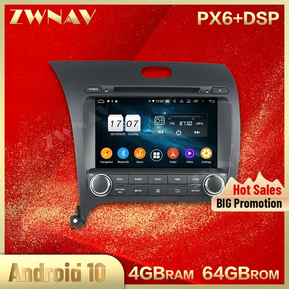 

2 din Android 10.0 screen Car Multimedia player For Kia K3 2012+ Video radio stereo android wifi GPS navi head unit auto stereo