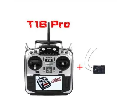 Mode 2 with R8 RX Jumper T16 Plus/T16 Pro Hall Gimbal с открытым исходным кодом мультипротокол радио передатчик JumperTX 2,4G 16CH 4,3 дюймов lcd для FPV дрона - Цвет: Mode 2 with R8 RX