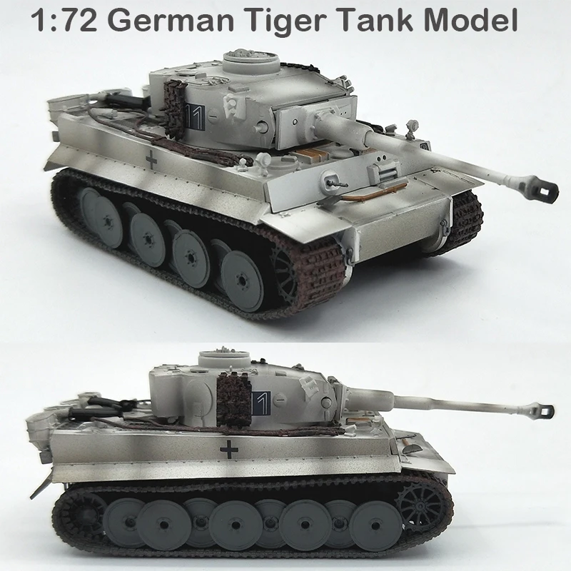 

1:72 German Tiger Tank Model Early type Snow painting Finished model 36208