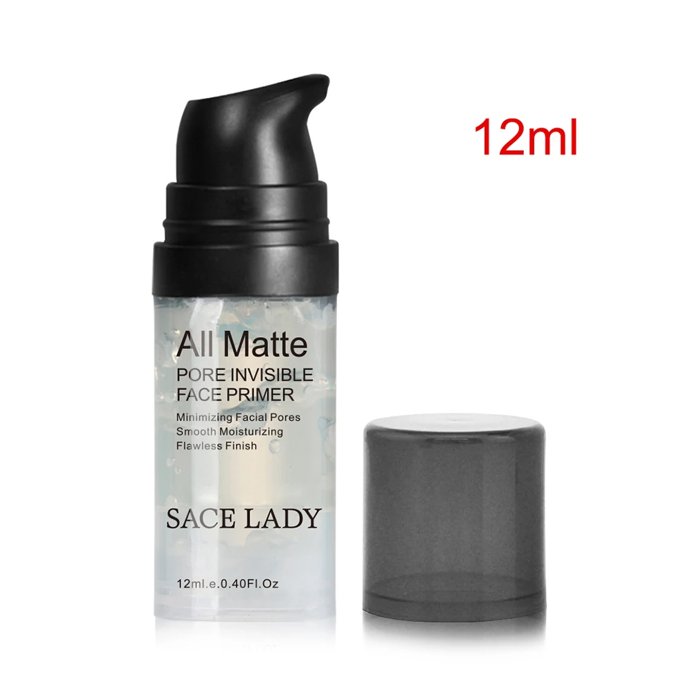 Горячая SACE LADY основа для лица Грунтовка Макияж Жидкие матовые тонкие линии масло
