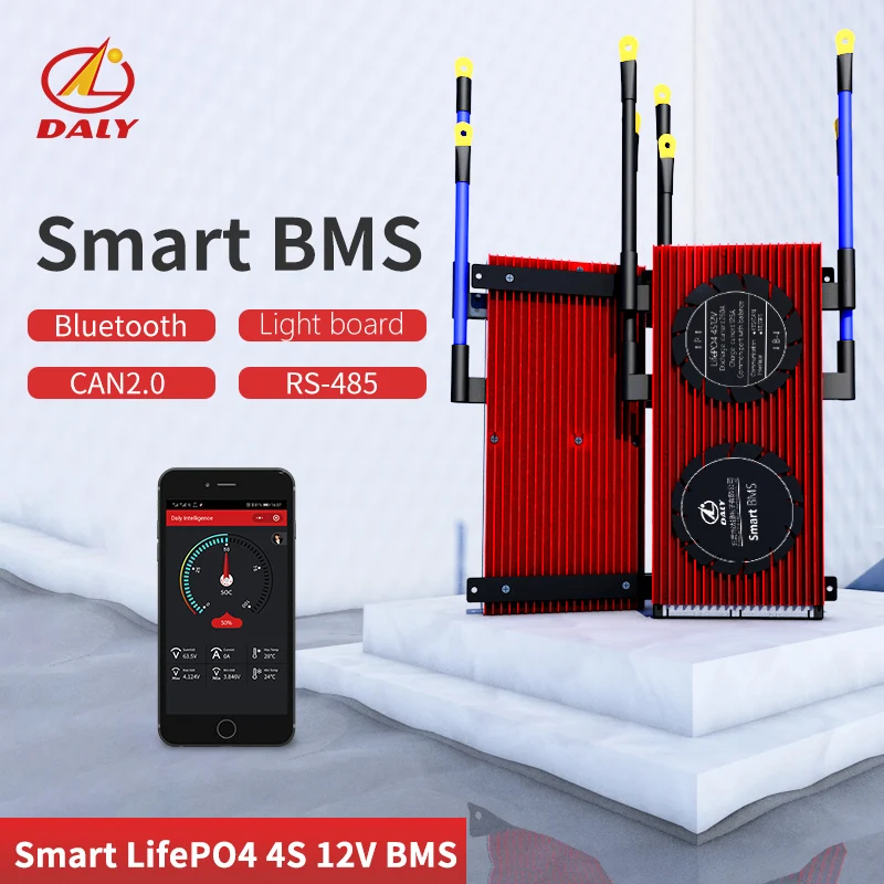 LiFePO4 4S 12V 18650 Литий R485 80A 100A для 250A литий Батарея защиты доска Smart|Аксессуары