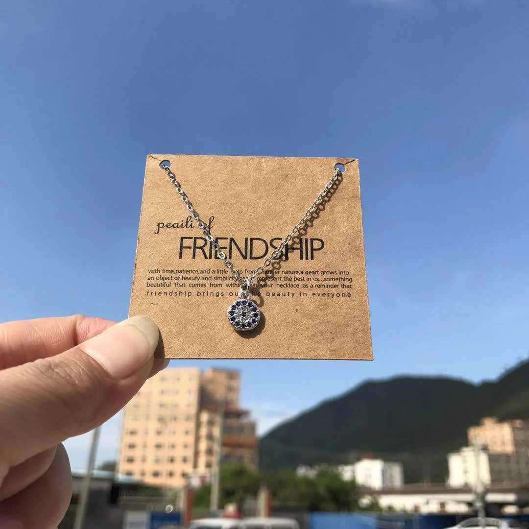 Женское ожерелье из серебра 925 пробы с фианитом | Украшения и аксессуары