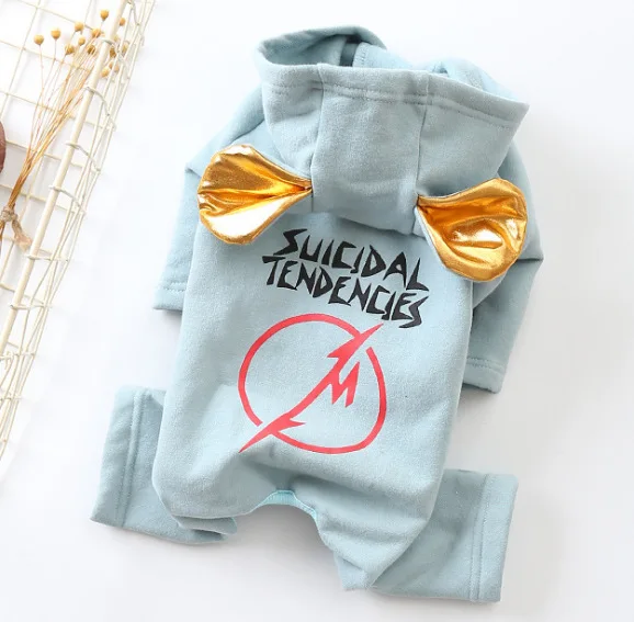 

Autumn and winter new dog four-legged clothes cotton street fashion pet clothes hot sale