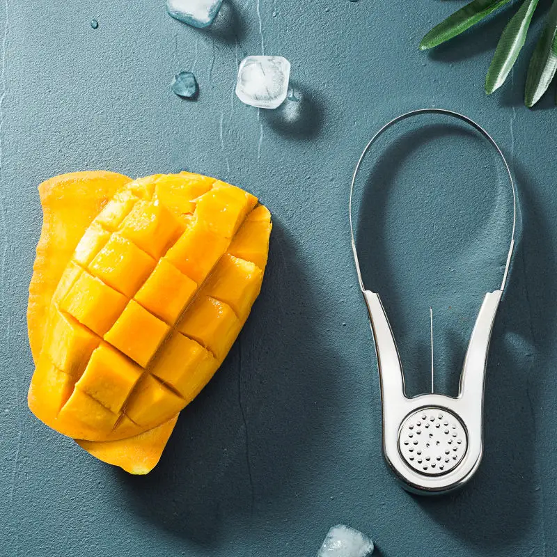 Творческий манго Фрукты резак машина разделитель плоти Нержавеющая сталь