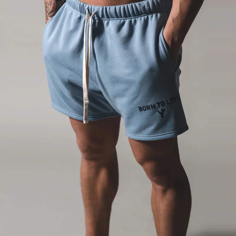 

Мужские спортивные шорты для фитнеса из хлопка, размеры до 3XL