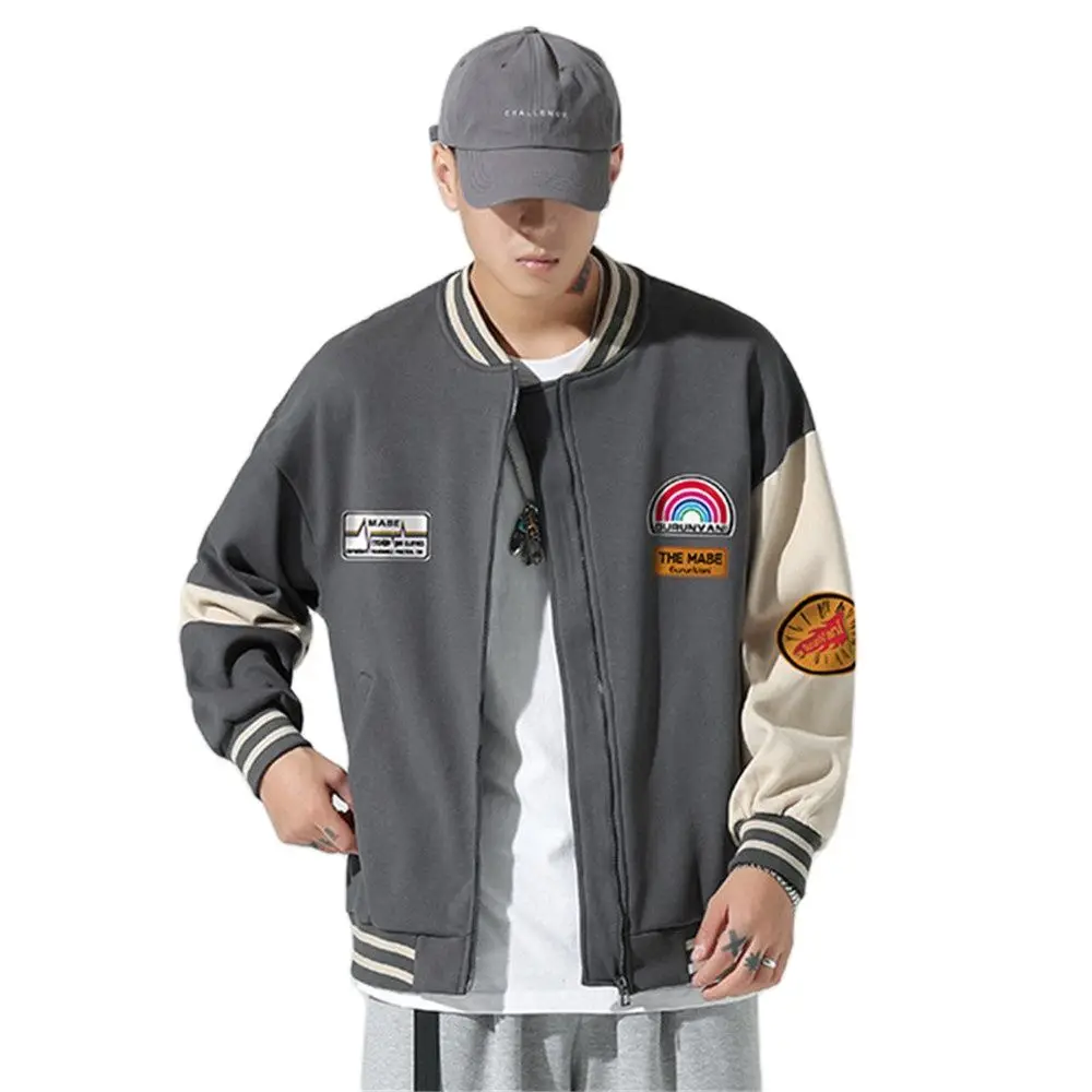 

Men's Jacket Plus Size Autumn Men's Sports Jacket Baseball Uniform
