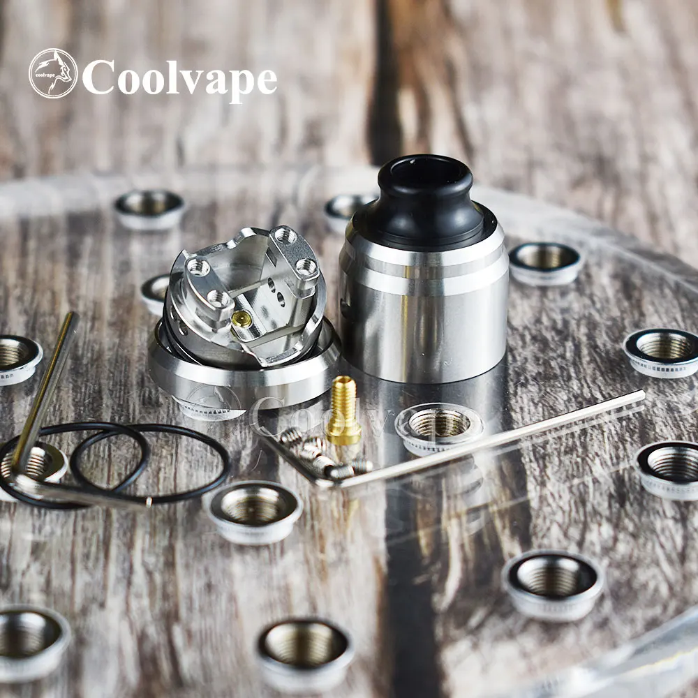 

coolvape slam piece mod with Taifun BTD RDA Mechanical Mod 21700 battery 24mm diamater side fire mod fit Zeus x Mesh rta