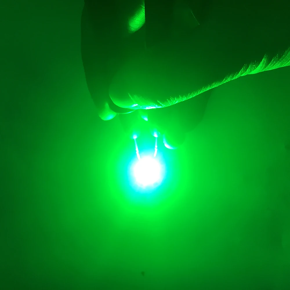 

10PCS/LOT hot promation 3W white green high lumens CRI hexagon cob led chips