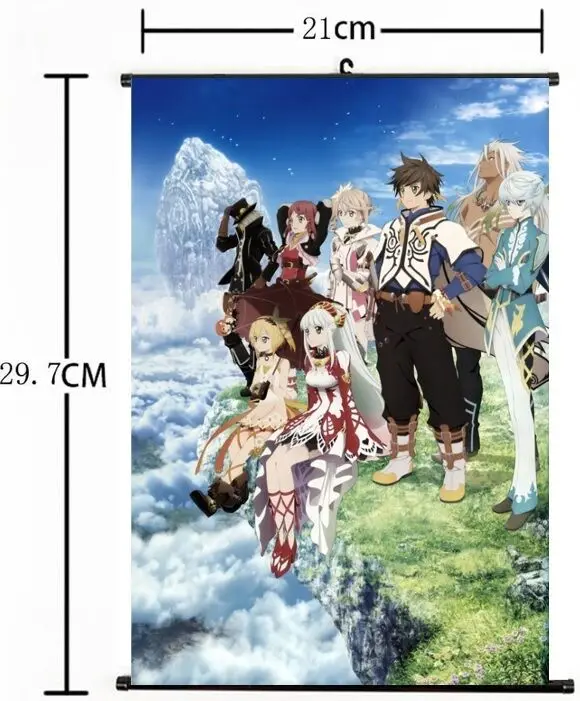Горячая Распродажа настенный постер с надписью Tales of Zestiria 8 шт. для домашнего