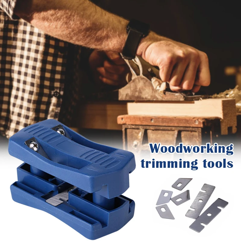 

Manual trimmer Manual woodworking planer Edge banding strip scraper tool Plastic flat head woodworking hand tool