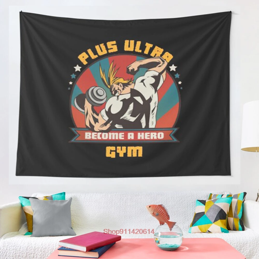 

PLUS ULTRA GYM tapestry Mosaic Style Hippie Boho Wall Tapestries Mandala Fabric Mat Living Room Decor