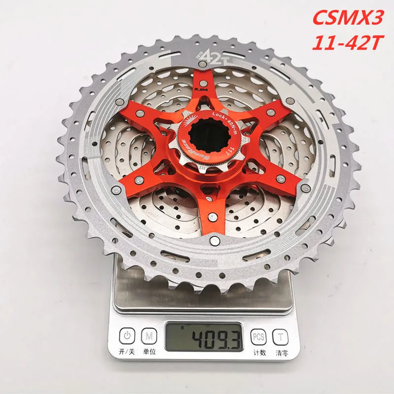 Sunracing 10 скоростей велосипед freewheel mtb 11-42T freewheel кассета для горных велосипедов Запчасти для велосипедов