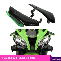 for kawasaki zx10r fairing motorcycle parts aerodynamic wing kit fixed winglet fairing wing for kawasaki zx 10r 10 r 2011 2021