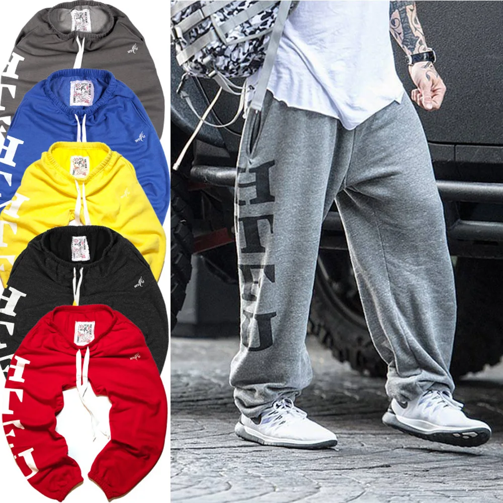 

2021 European And American Aew Trend Plus Cashmere Sweatpants Male Korean Trend Casual Pants Plus Fertilizer Plus Loose Warm Pan