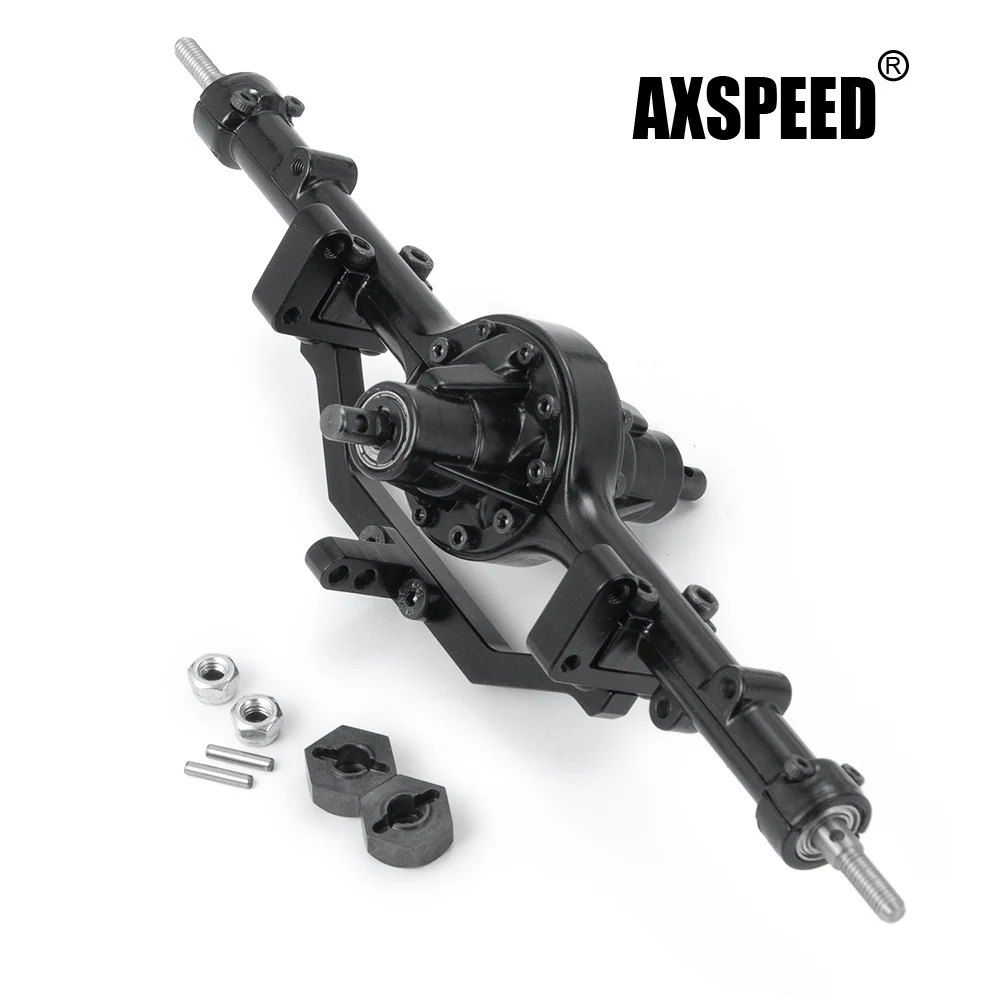 

AXSPEED металлические черные полные средние оси для D90 D110 1/10 RC гусеничные автомобильные детали