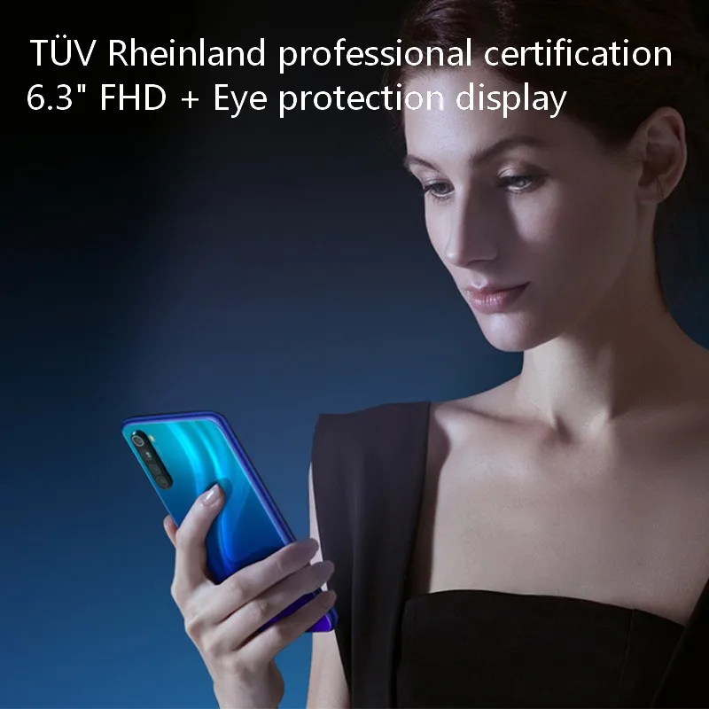 Redmi Note 8 Xiaomi глобальная версия 4 Гб 64 Гб Смартфон 48MP камеры Snapdragon 665 6,3 FHD 4000 мАч 4K видео глаз экран