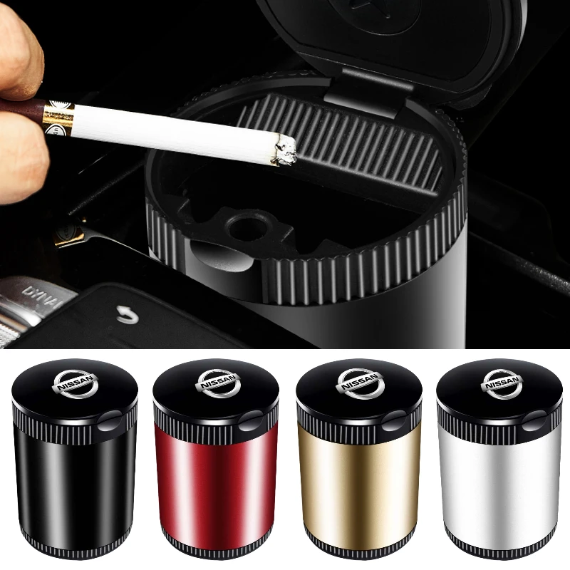 

Car Ashtray Garbage Storage Cup for Nissan Qashqai J11 J10 Leaf Juke Patrol Micra X Trail T32 Tiida Navara Nismo Note Teana J32