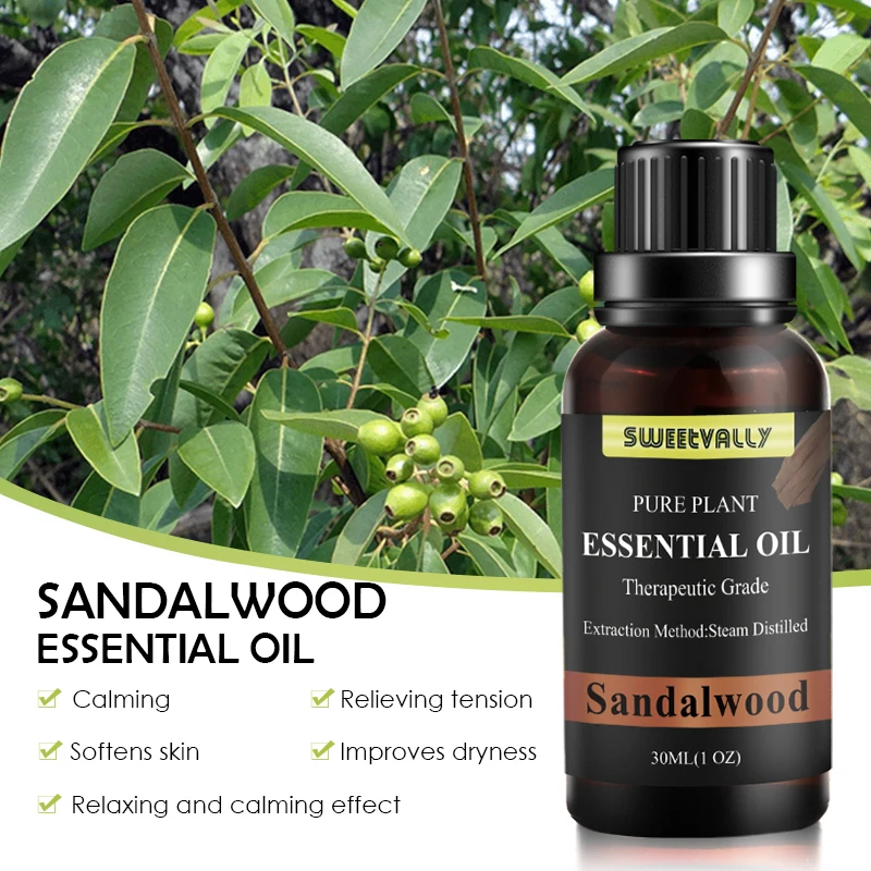 30 мл аромат сандалового дерева увлажнитель эфирное масло снимает стресс