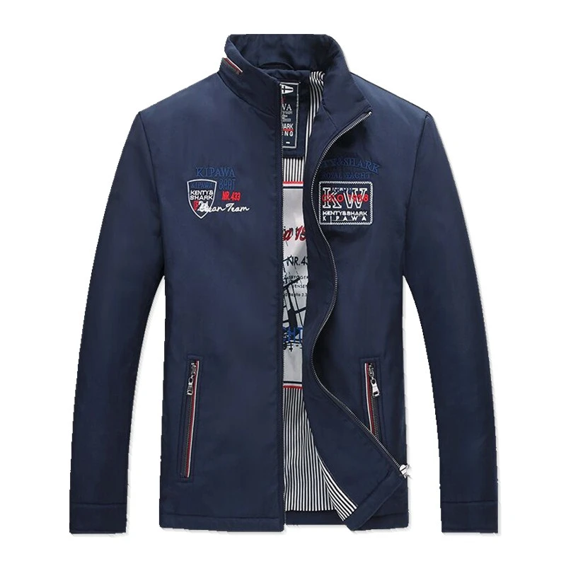 

Winter Padded Thick Slim Fit Cotton 2020 New Quality Windbreak embroidery Men Outwear Jacket Brand Casual Warm long Coat clothes