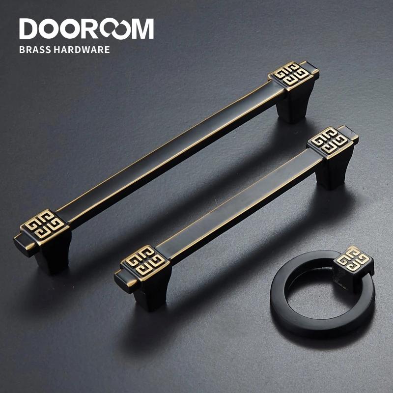 Латунные ручки Dooromm современные классические китайские комод шкаф ящик коробка