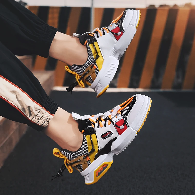 Мужские брендовые кроссовки Bomlight модная повседневная кожаная обувь высокого