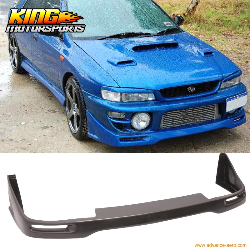 Подходит 97 01 Subaru Impreza WRX STI уретана переднего бампера губ тела комплект из