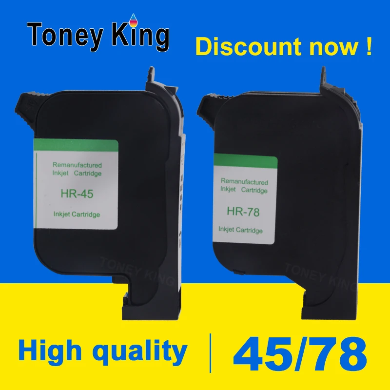 Чернильный картридж Toney King 45 для HP 78 deskjet 1220c 3820 3822 6122 6127 930c 932c 940c 950 | Компьютеры и