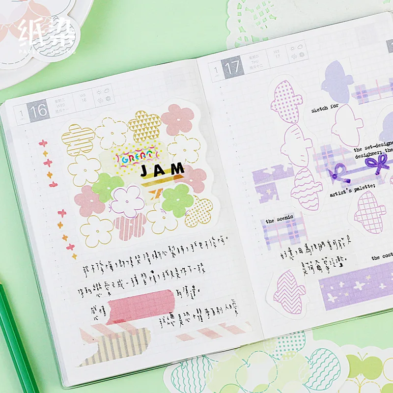 

1 компл./лот блокноты липкие заметки Весенняя серия Дневник Скрапбукинг наклейки офисные школьные канцелярские блокноты