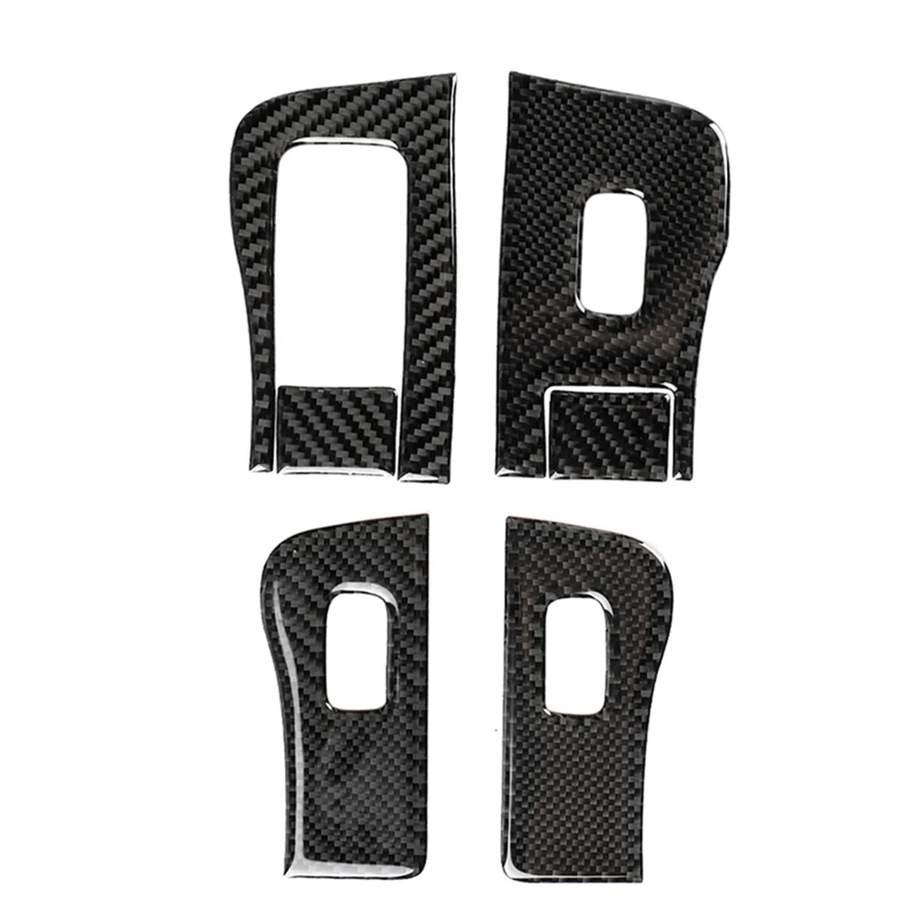 

Replacement For Tesla Model 3 Window Control Switch Panel Cover Carbon Fiber Trim Sticker Decor