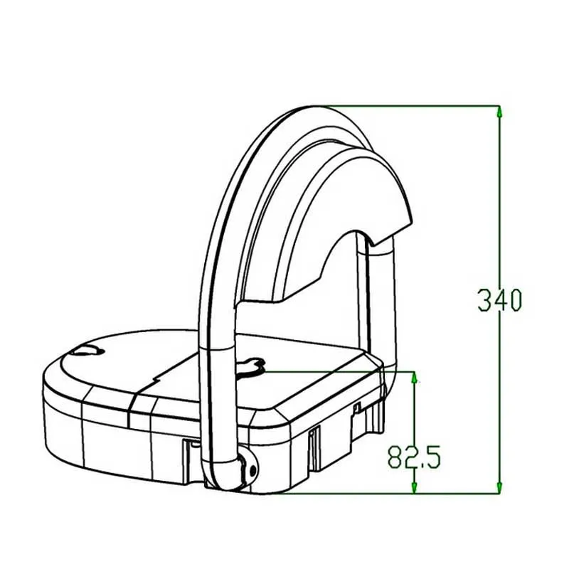 Водонепроницаемый умный дистанционный парковочный замок автоматический в