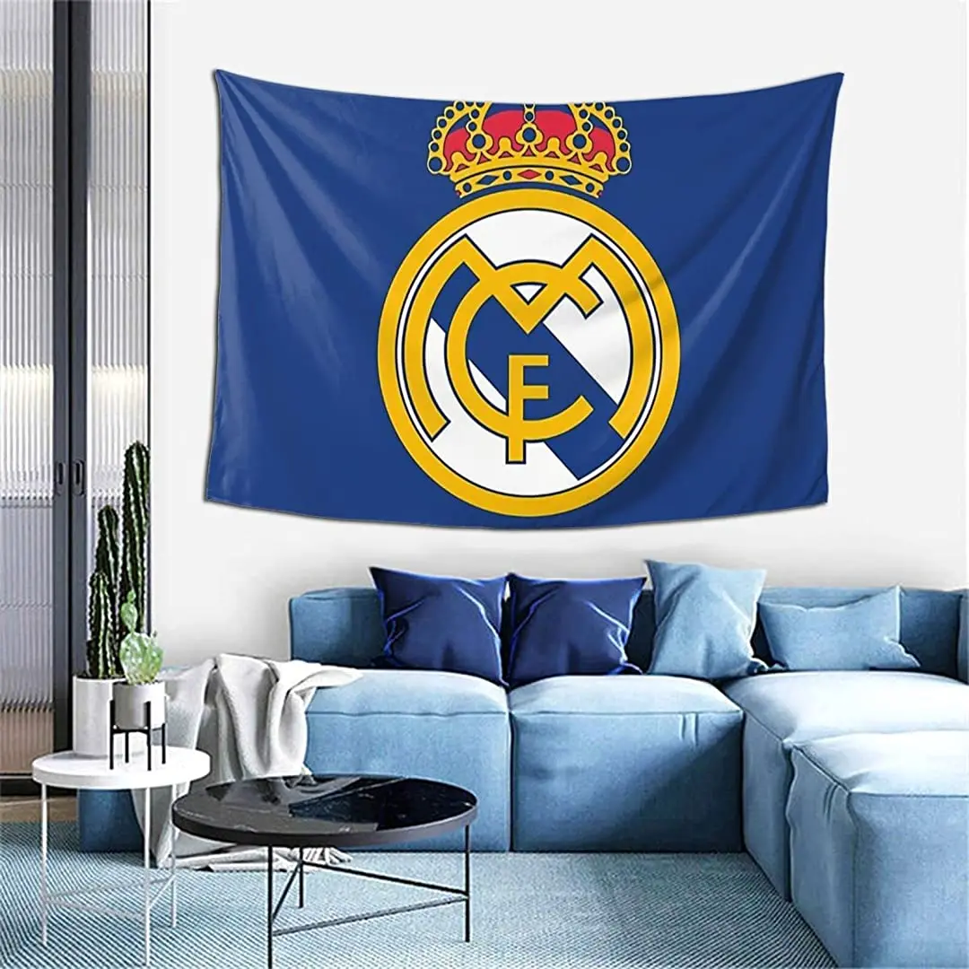 

Real Madrid Tapestry Wall Hanging Tapestries As Wall Blanket Wall Art And Decoration For Bedroom Living Room Dorm 60x40 Inch