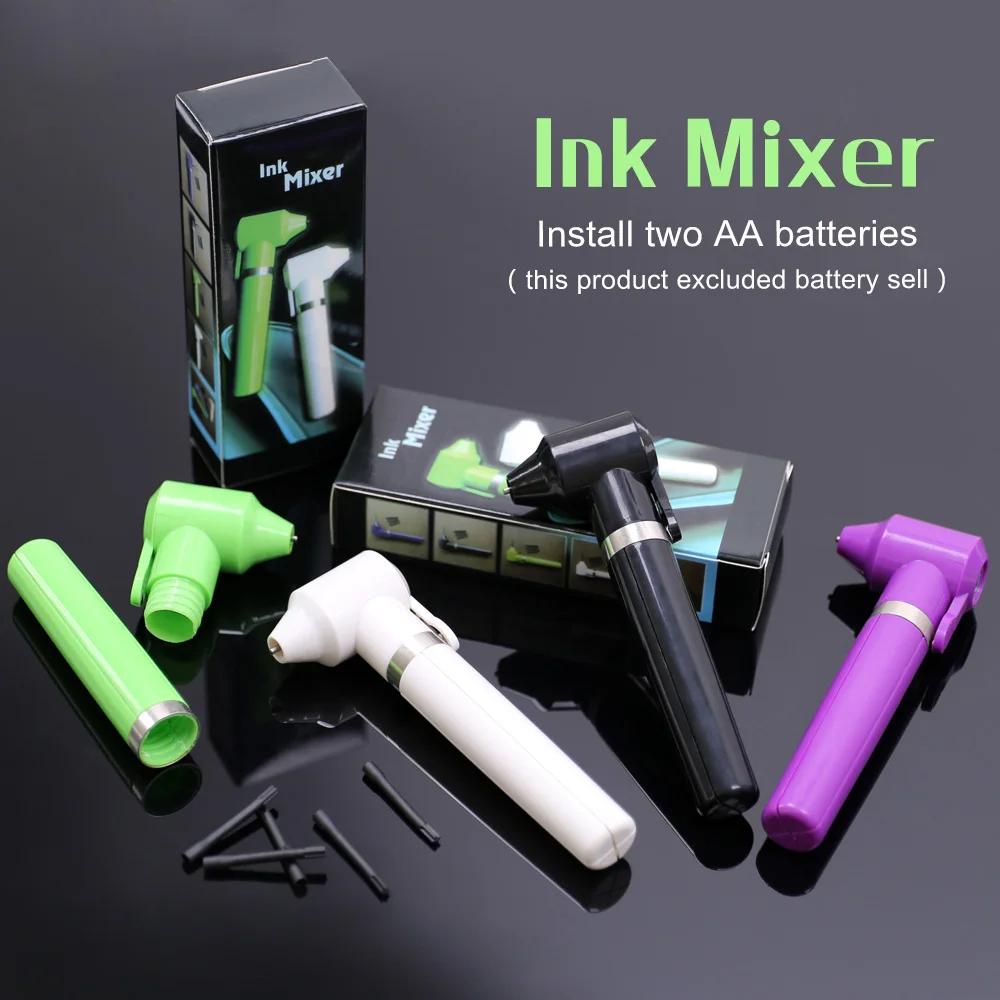 1 шт. миксер для татуировок с 5 палочками 4 цвета | Красота и здоровье