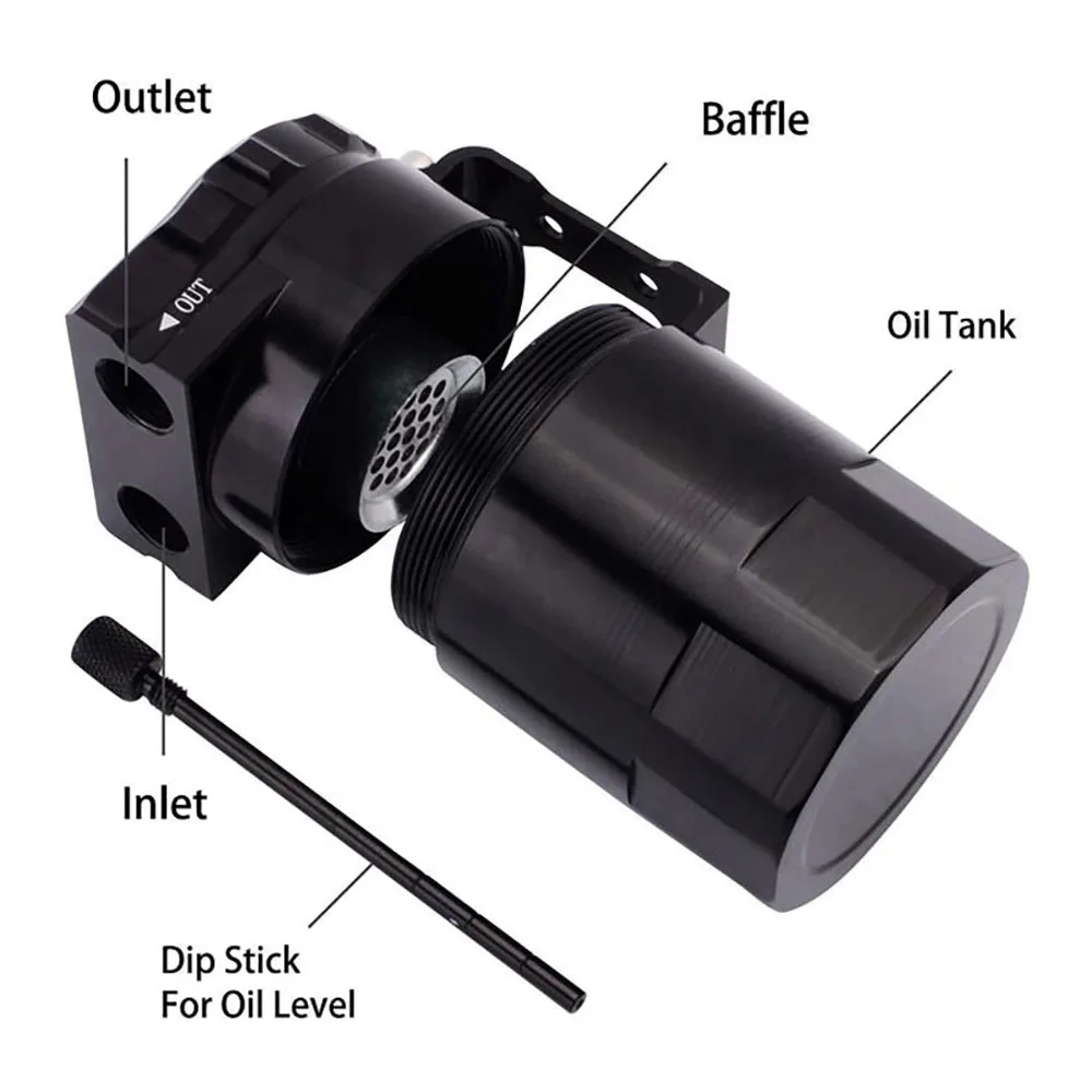 

300ML Aluminium Alloy Refitted Engine Oil Pot For Automobile