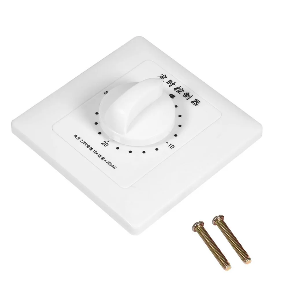 Механический таймер 220 В переменного тока 30/60/120 мин Интеллектуальный управление