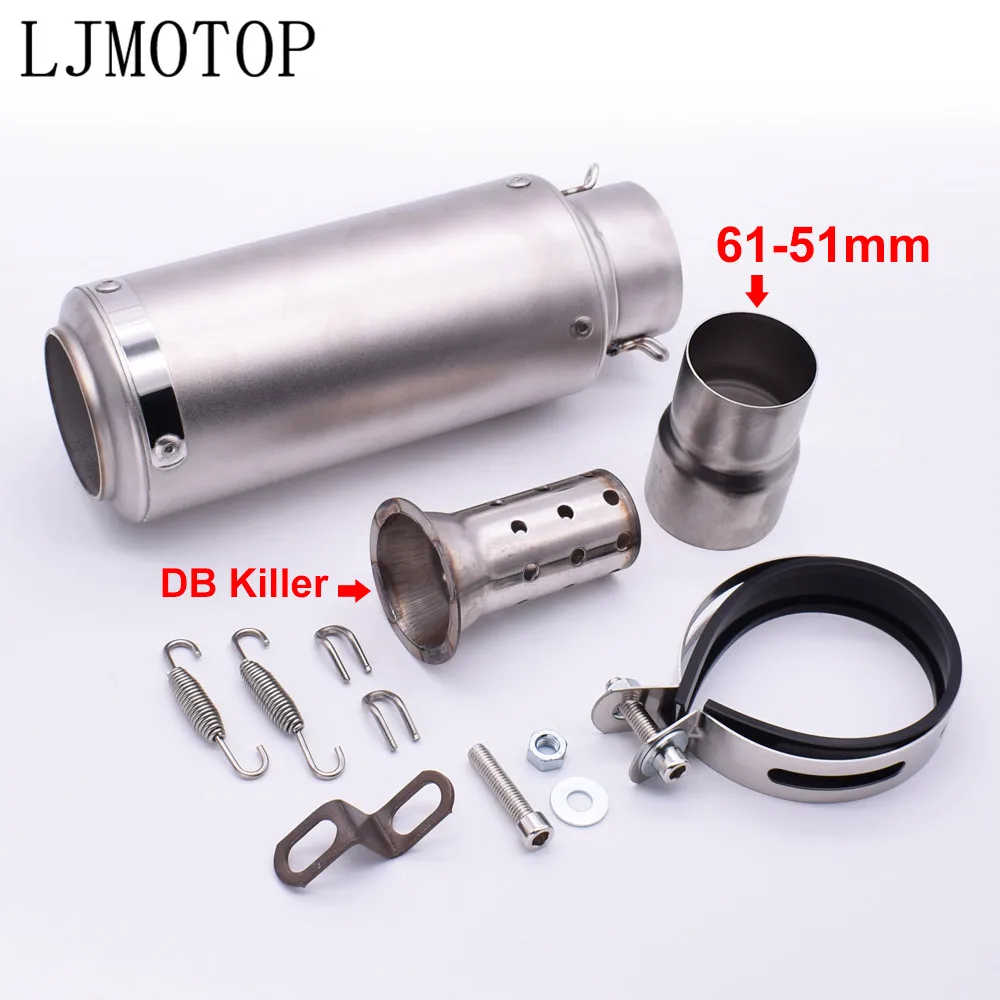 Мотоцикл SC выхлопной escape Модифицированная выхлопная система дБ убийца для YAMAHA mt07