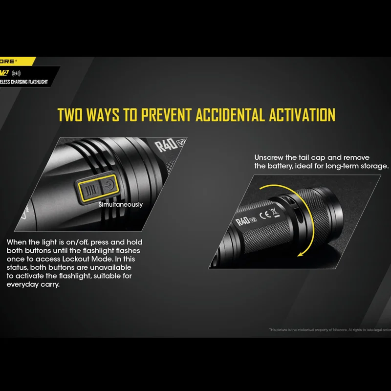Дешево Оригинальная тактическая вспышка NITECORE R40V2, 5000 люмен, беспроводная перезаряжаемая с батареей мАч, 8 светильник МОВ освещения, Trcoh Light Дешево Оригинальная тактическая вспышка NITECORE R40V2, 5000 люмен, беспроводная перезаряжаемая с батареей мАч, 8 светильник МОВ освещения, Trcoh Light