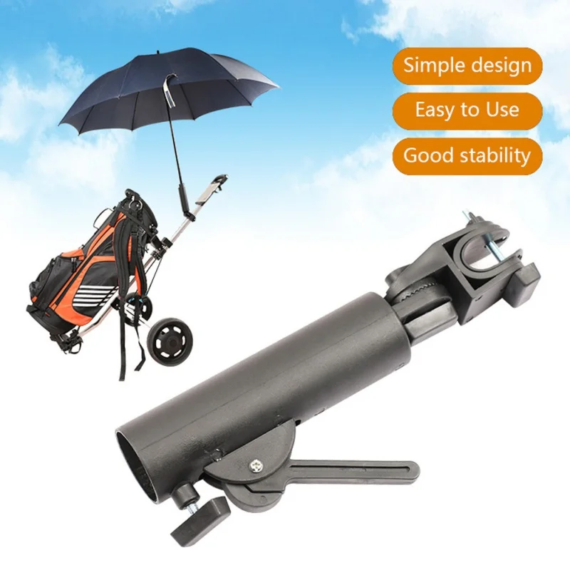 Durable Golf Club Umbrella Holder Stand For Bike Buggy Cart Baby Pram Wheelchairs